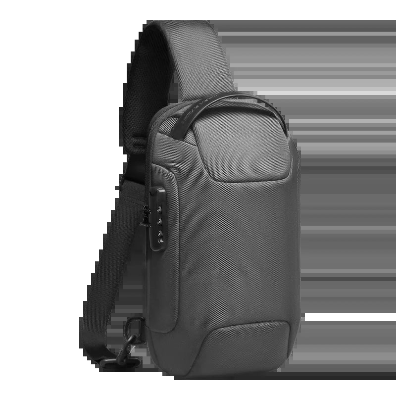 Anti-Theft Crossbody Bag with USB Charging Port Chest Bags for Men