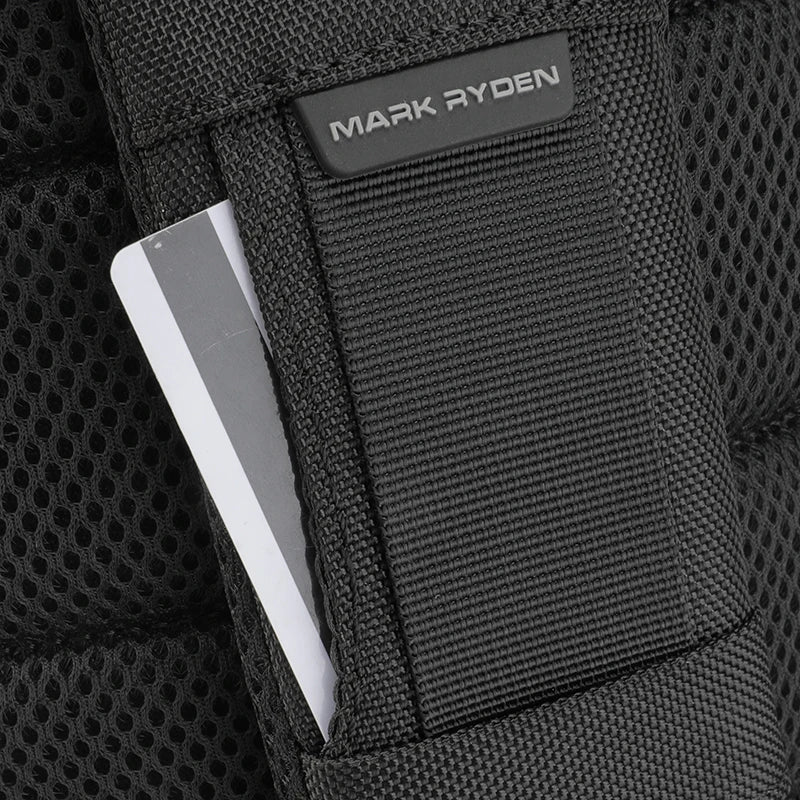 Anti-Theft Crossbody Bag with USB Charging Port Chest Bags for Men
