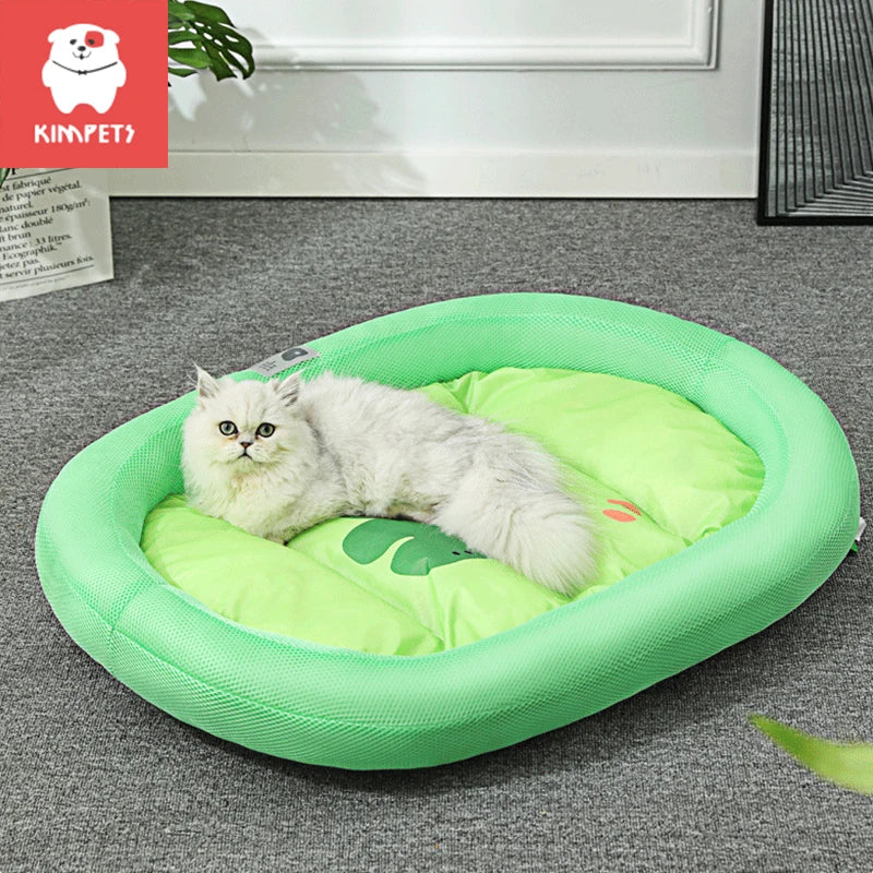 Cat Bed Cooling Mat Summer Pad Mat Dogs Blanket Sofa Breathable Cold Pet Dog Bed Summer Washable Large Cats Ice Pad