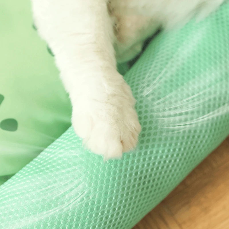 Cat Bed Cooling Mat Summer Pad Mat Dogs Blanket Sofa Breathable Cold Pet Dog Bed Summer Washable Large Cats Ice Pad