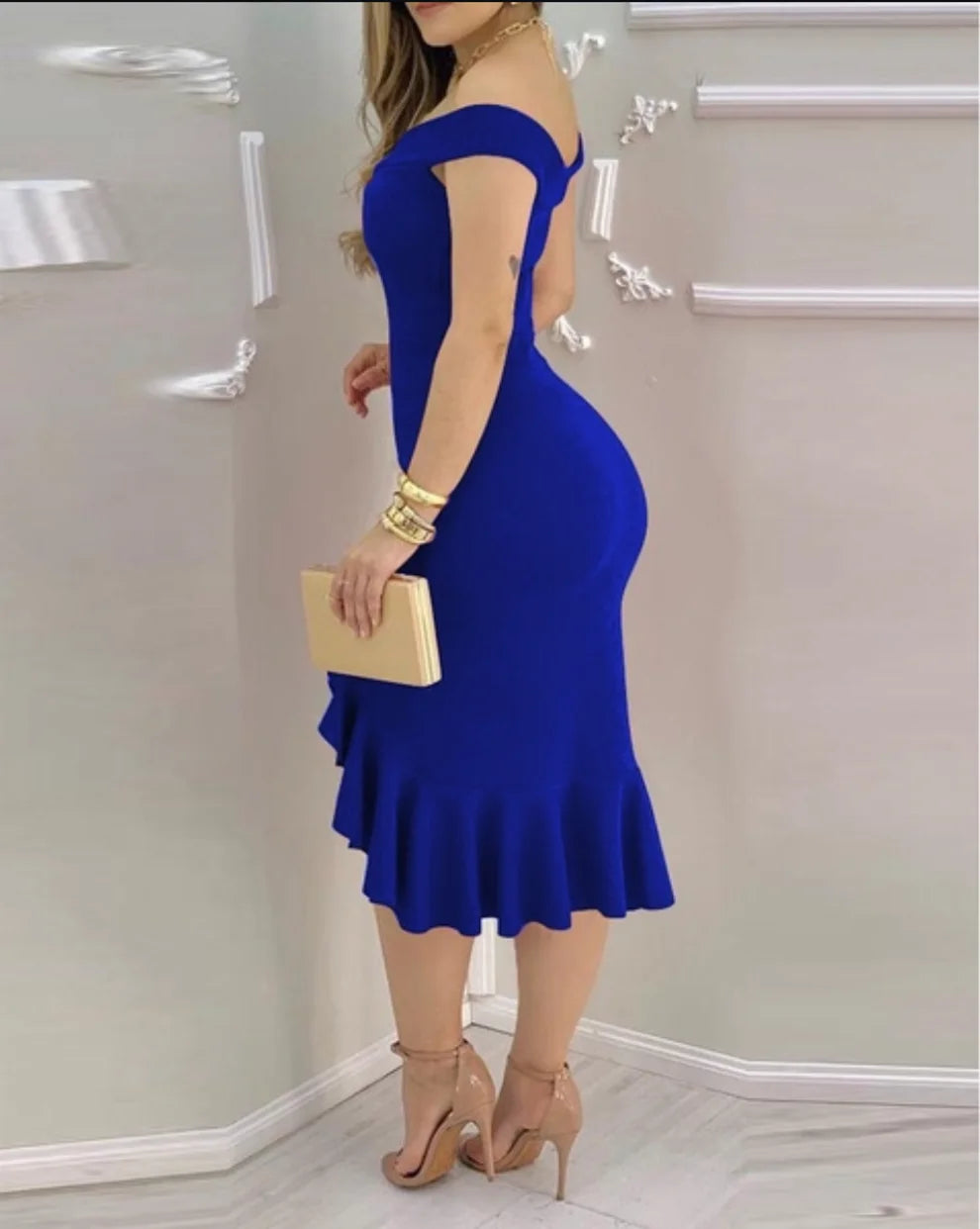 Women'S Strapless Bodycon Dress, Sexy Tight Fitting Cocktail Dress, Slim Fit Party Gown, Elegant Evening Wear