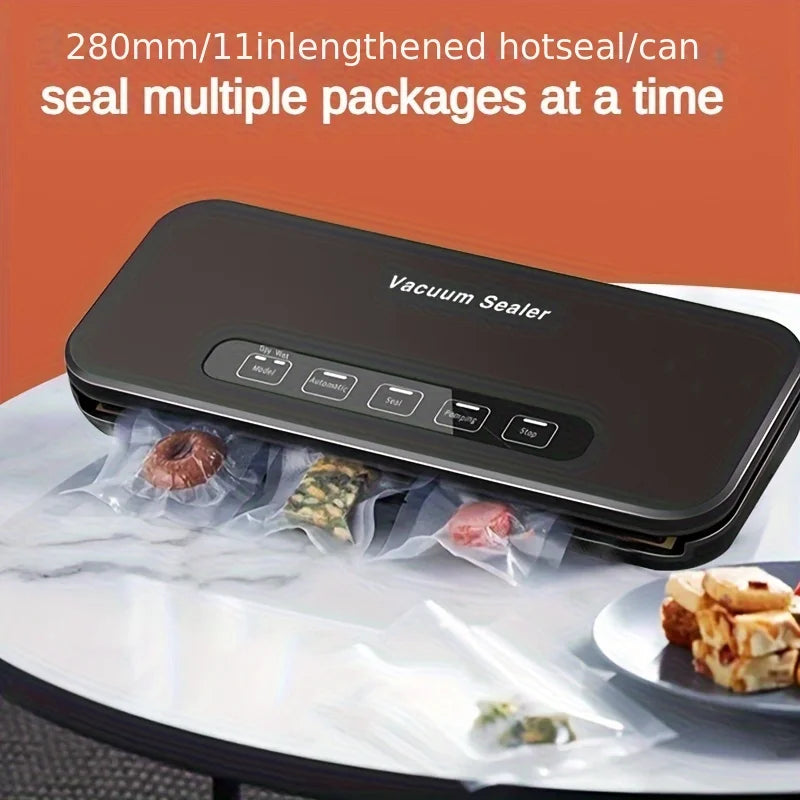 Automatic Vacuum Sealing Machine Suitable for Household Packaging Preservation New Suction Vacuum Bags for Airtight Food Storage