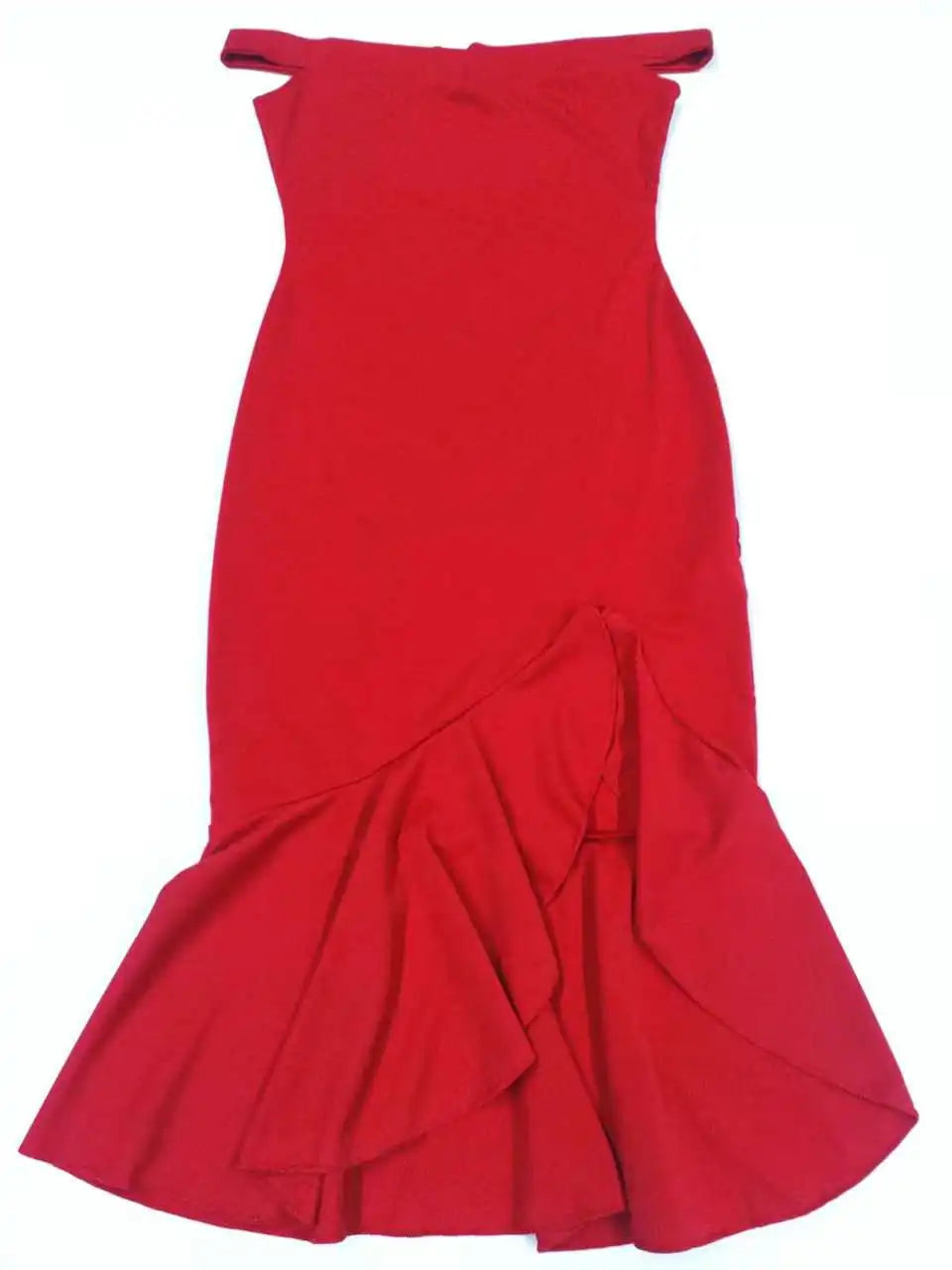 Women'S Strapless Bodycon Dress, Sexy Tight Fitting Cocktail Dress, Slim Fit Party Gown, Elegant Evening Wear
