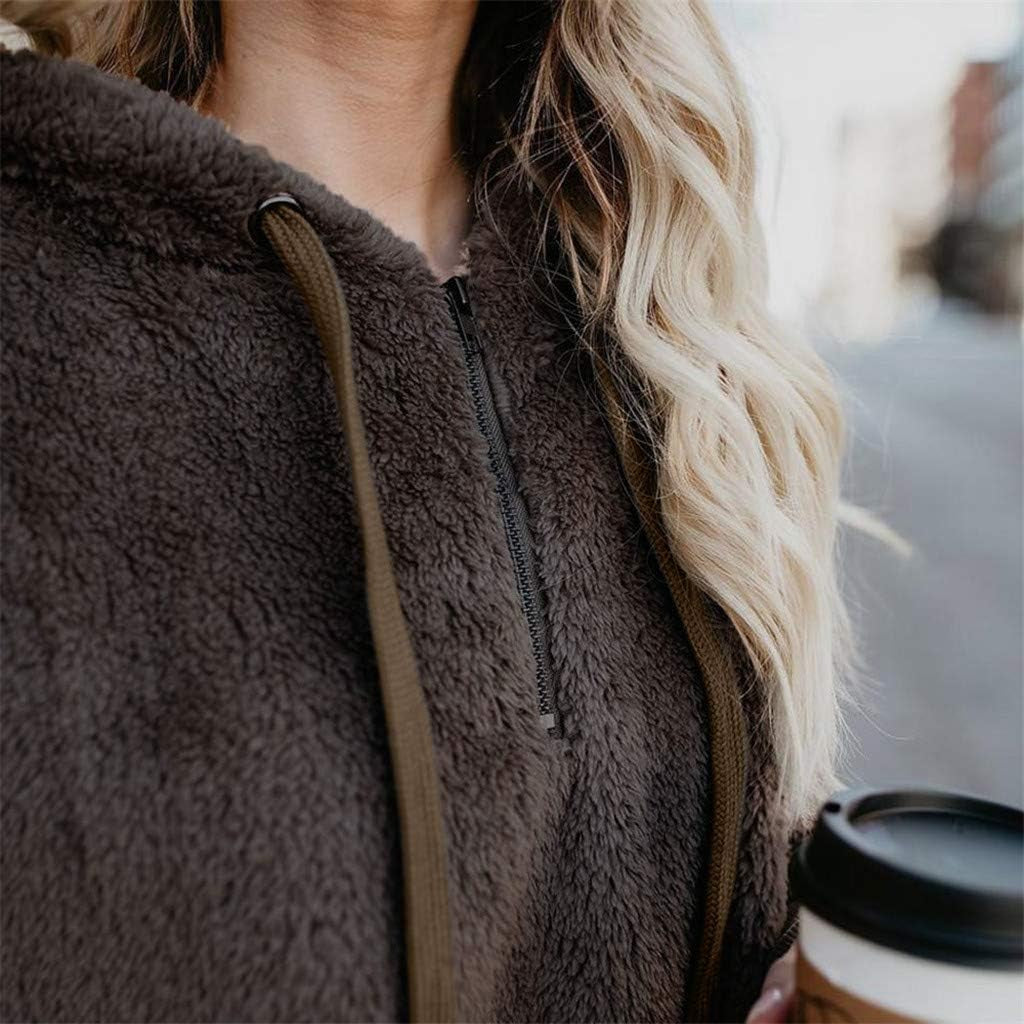 Winter Clothes for Women Sexy, V Neck plus Size Dressy Hoodie Sweaters Long Sleeve Casual Cardigans Warm Shirt