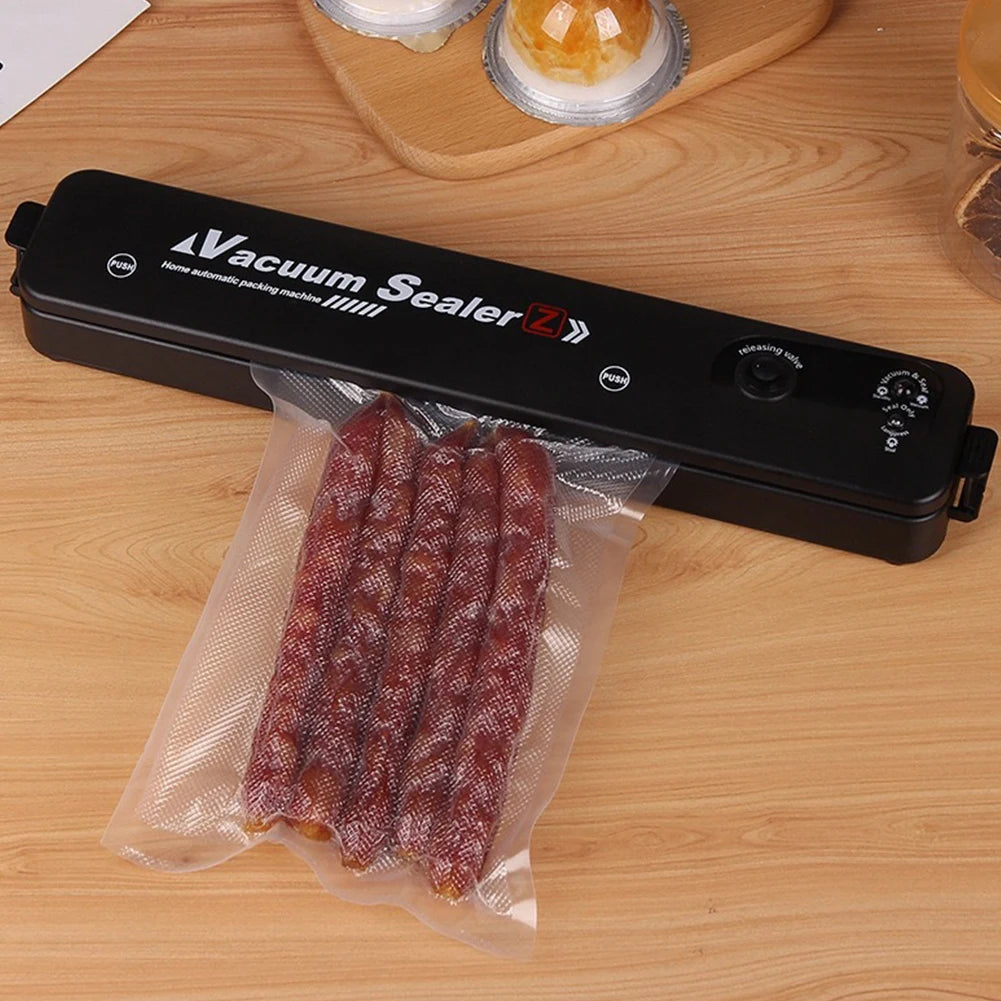 Vacuum Sealer Packaging Machine with Free 10Pcs Vacuum Bags Food Vacuum Sealer Household Vacuum Food Sealing Machine EU US Plug