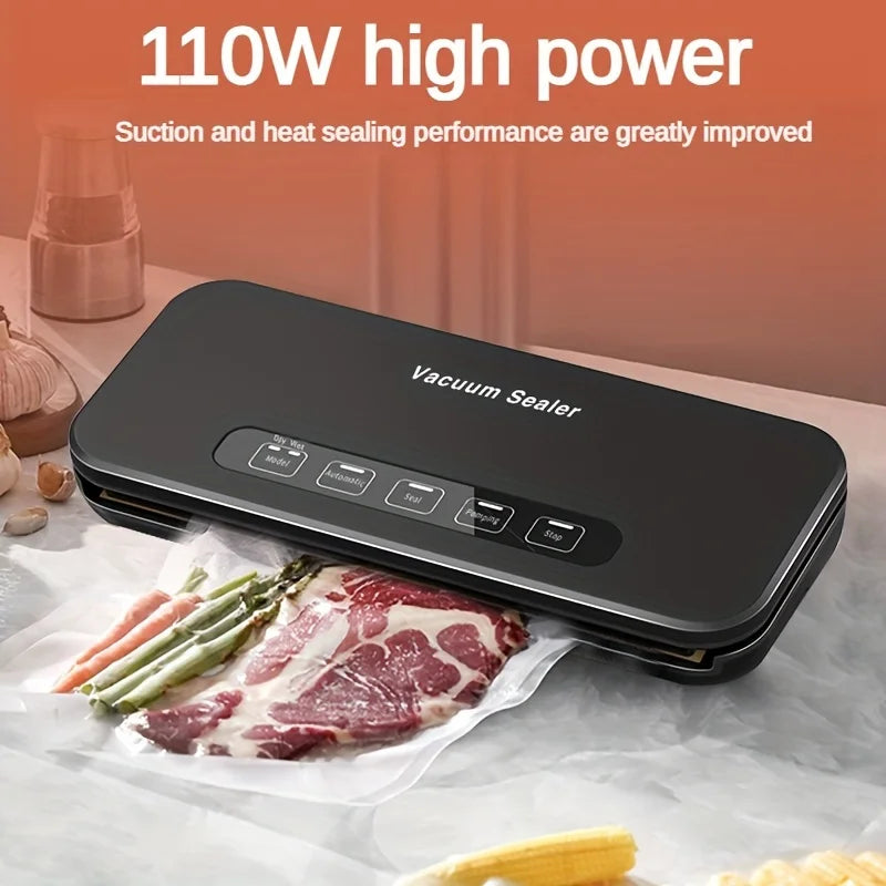 Automatic Vacuum Sealing Machine Suitable for Household Packaging Preservation New Suction Vacuum Bags for Airtight Food Storage