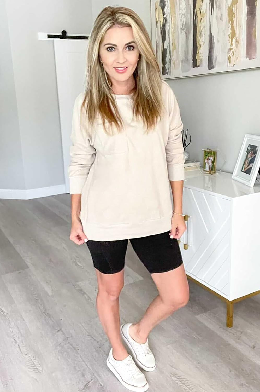 Sweatshirts for Women Crewneck Long Sleeve Shirts