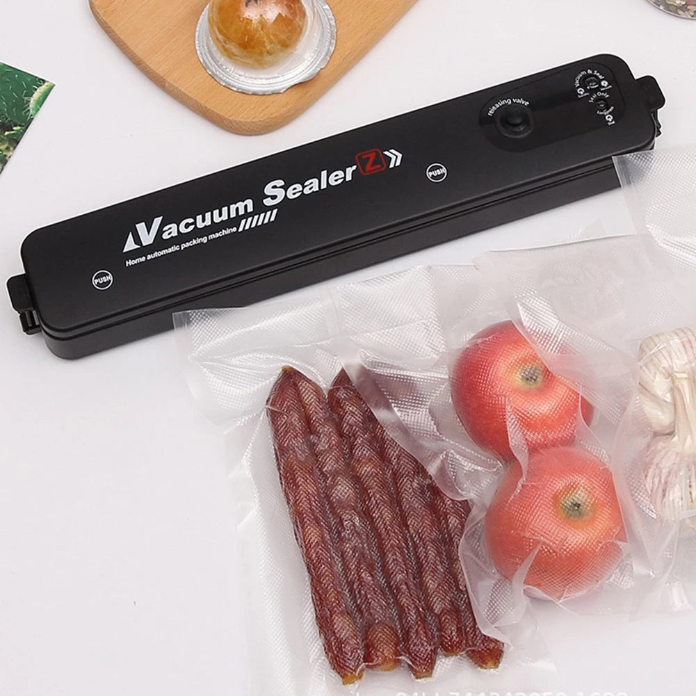 Vacuum Sealer Packaging Machine with Free 10Pcs Vacuum Bags Food Vacuum Sealer Household Vacuum Food Sealing Machine EU US Plug