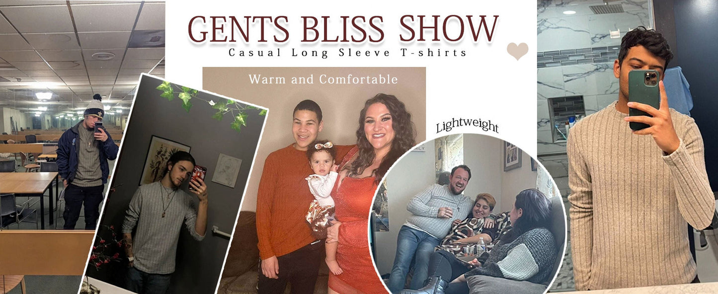 Long Sleeve Mens Shirts Casual Pullover Shirts for Men Lightweight Invisible Stripes Men Tshirts