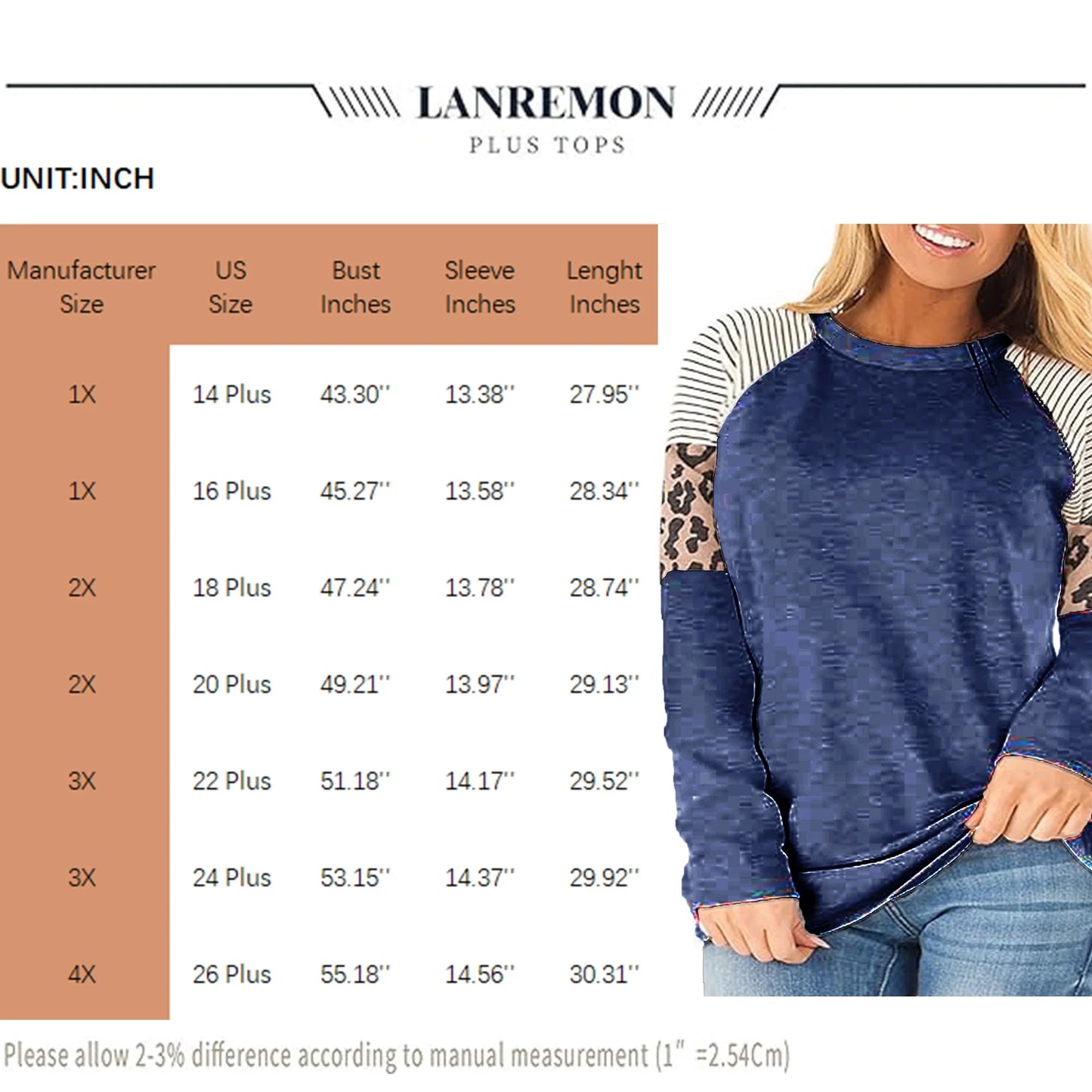 Plus Size Tops for Women Long Sleeve Crewneck Fall Tshirt Shirts Striped Print Fashion Tunic Blouse Tee for Woman Clothing