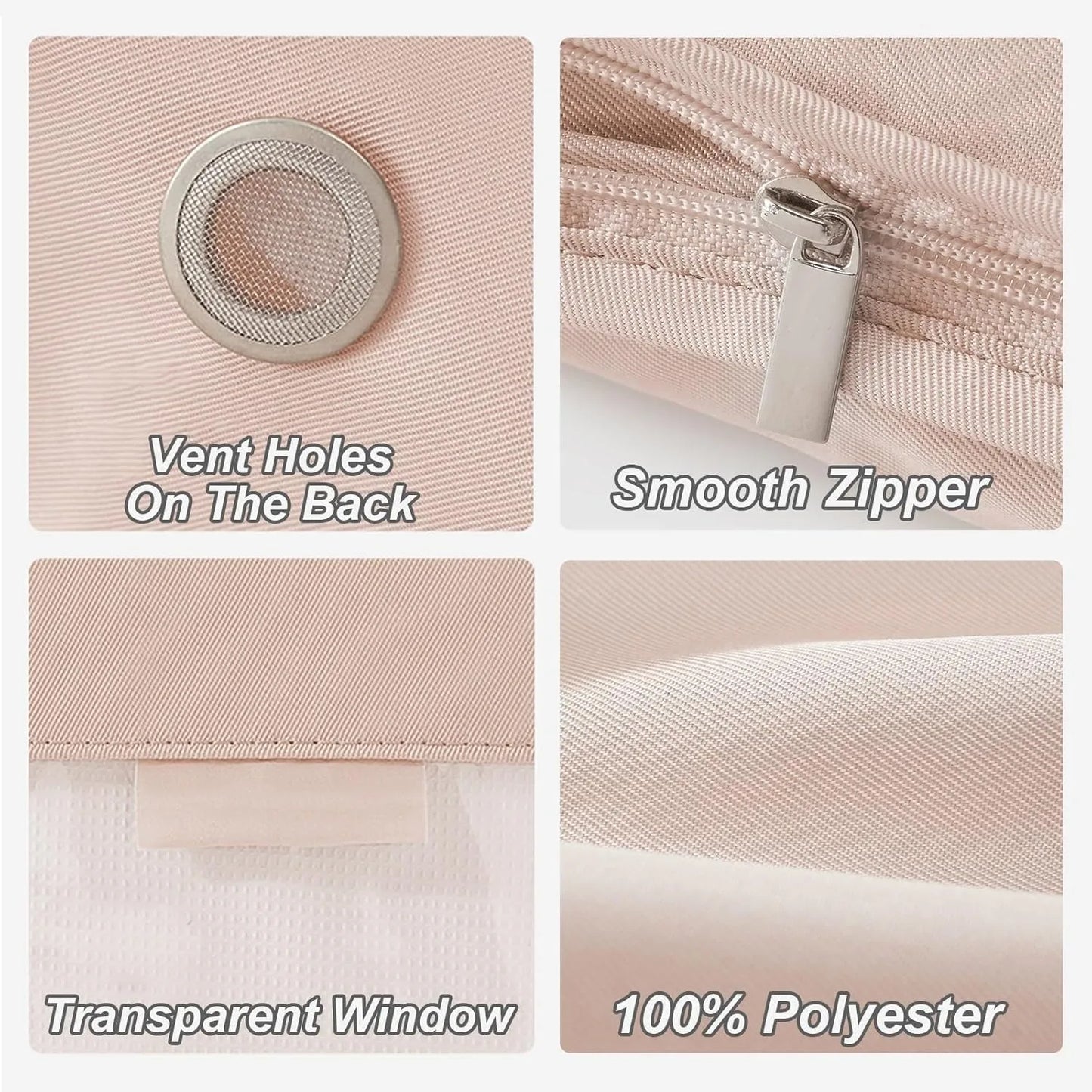 Coat Bags for Closet Storage, Compression save Space, Suit Bags for Closet Storage, Garment Bags for Hanging Clothes with Zipper