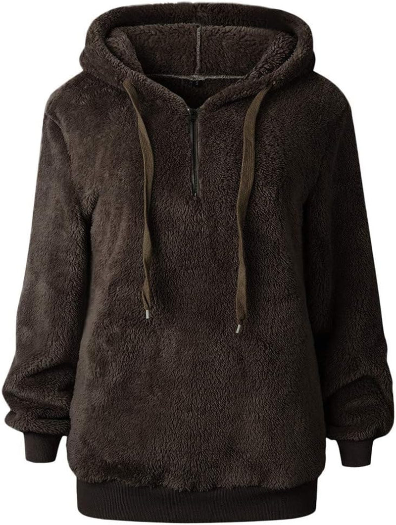 Winter Clothes for Women Sexy, V Neck plus Size Dressy Hoodie Sweaters Long Sleeve Casual Cardigans Warm Shirt