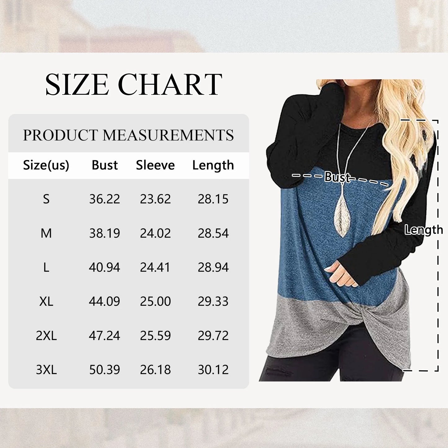 Women Long Sleeve Tops Casual Loose Knot Tunic Blouse Leisure Crewneck Twist Knot Tee Shirt Tops Size M