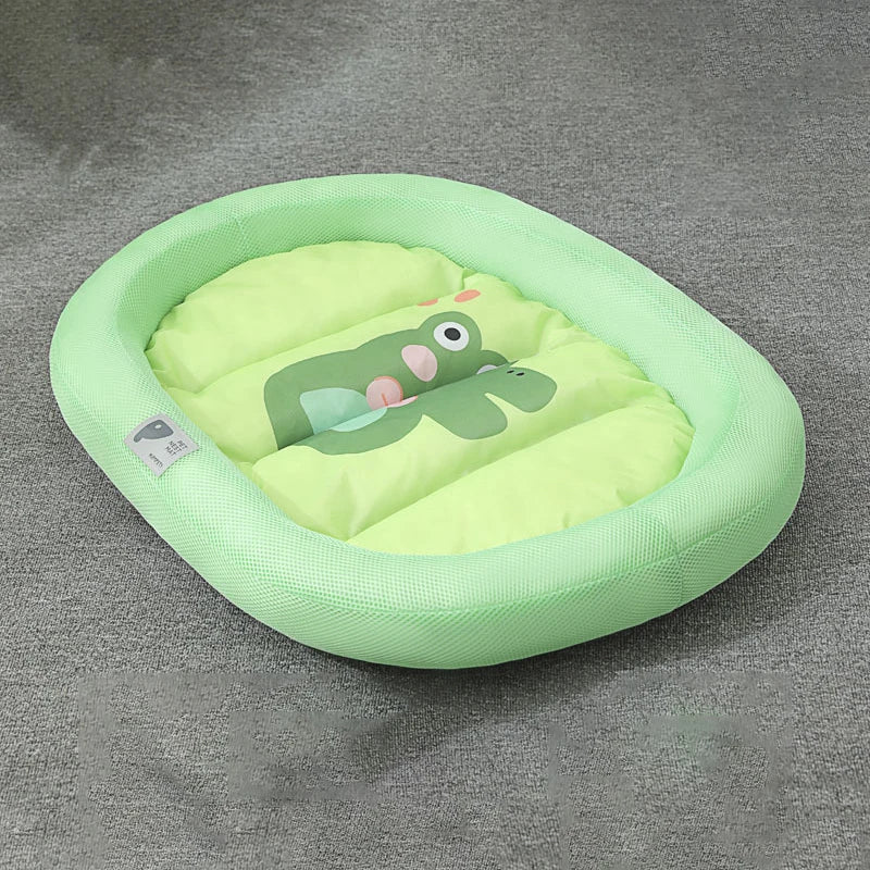 Cat Bed Cooling Mat Summer Pad Mat Dogs Blanket Sofa Breathable Cold Pet Dog Bed Summer Washable Large Cats Ice Pad