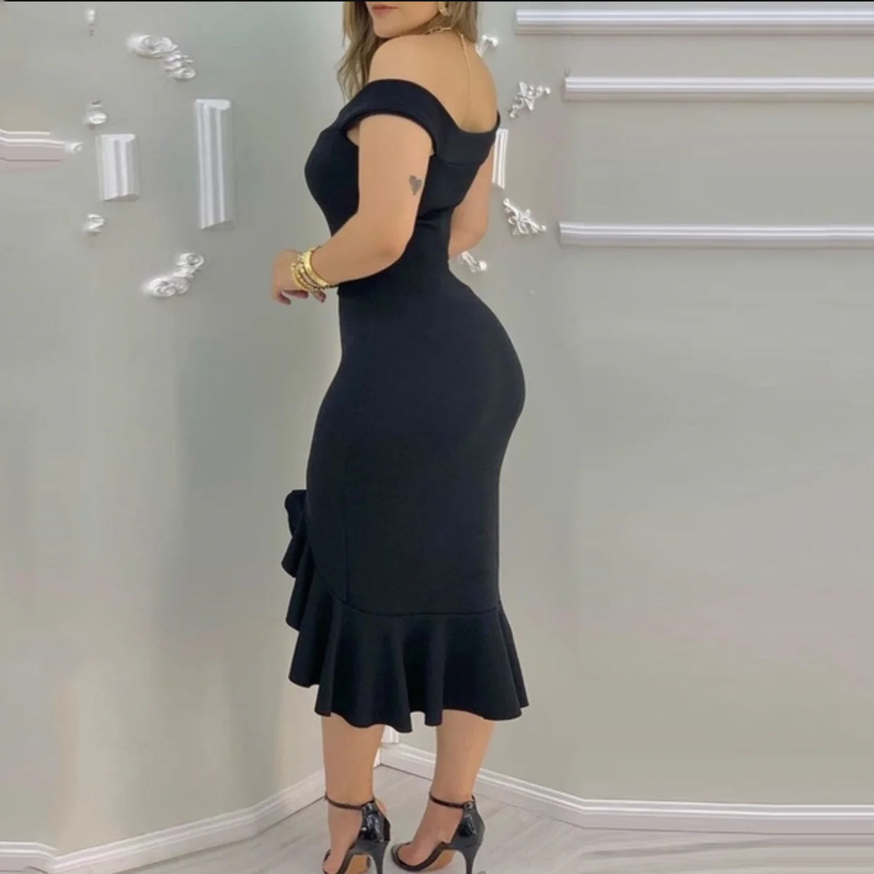 Women'S Strapless Bodycon Dress, Sexy Tight Fitting Cocktail Dress, Slim Fit Party Gown, Elegant Evening Wear